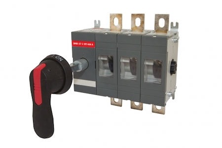 TDM ELECTRIC SQ0744-0205 Рубильник ВНК-37-2 3П 400А с выносной фронтальной ручкой управления и переходником 185 мм TDM